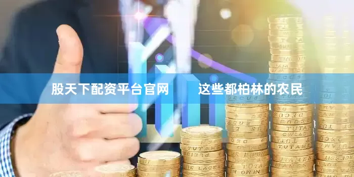 股天下配资平台官网        这些都柏林的农民
